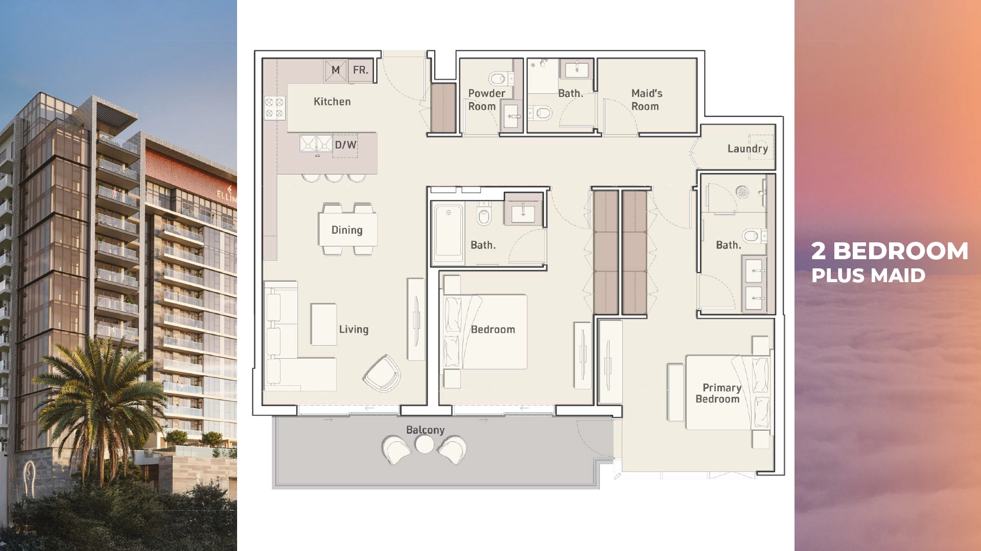 2 BR - Type B